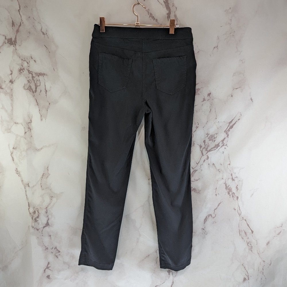 Chicos Pants Womens 0 4 Black Ankle High Rise Skinny Crop Stretch